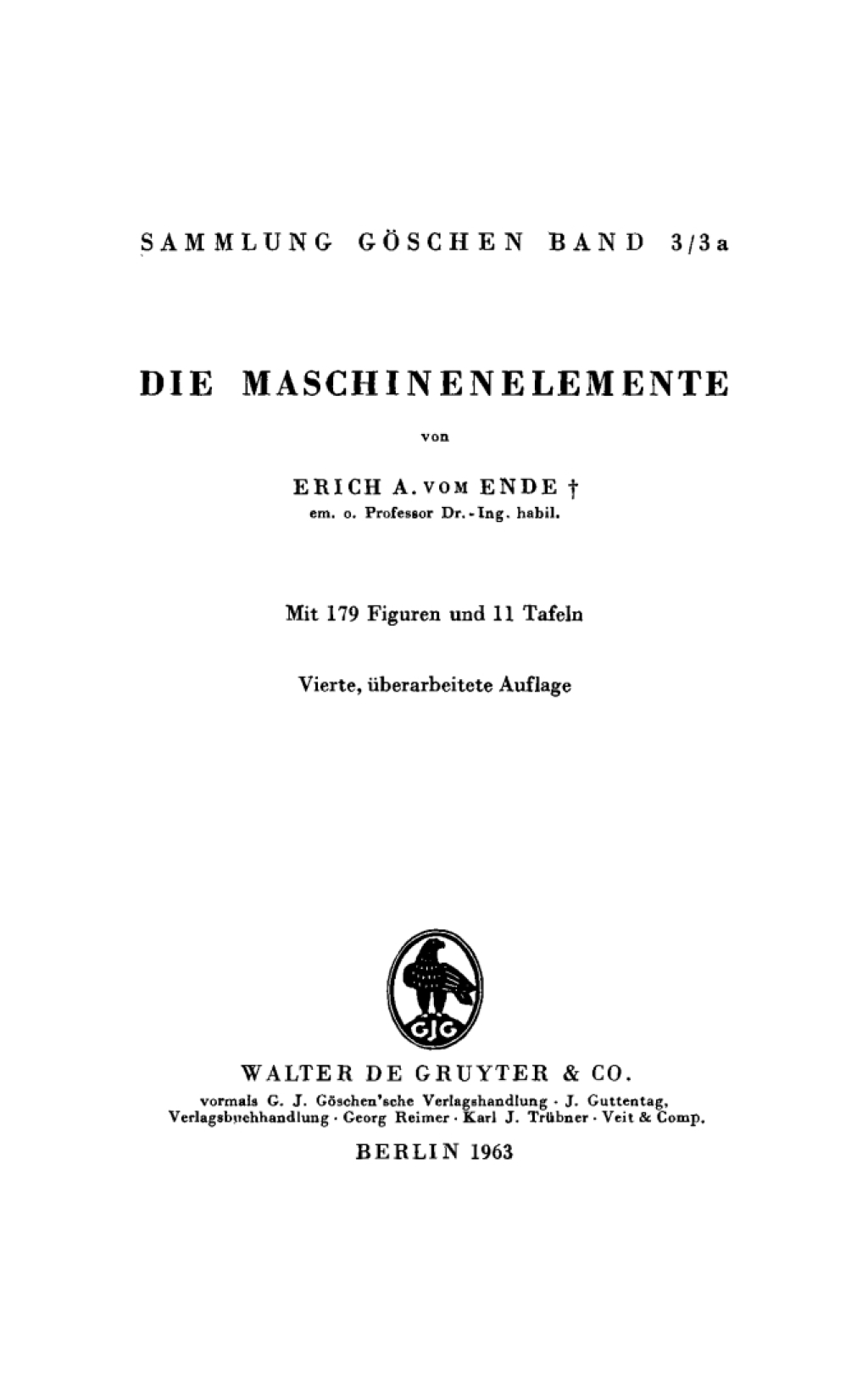 Die Maschinenelemente 4th Edition