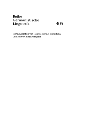 Omslagafbeelding: Termini zwischen wahrer Natur und willkürlicher Bezeichnung 1st edition 9783484311053