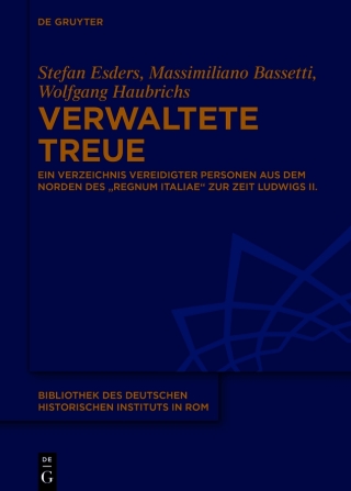 Immagine di copertina: Verwaltete Treue 1st edition 9783111372860