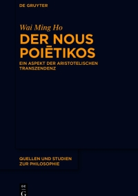 Cover image: Der Nous Poiētikos 1st edition 9783111384580