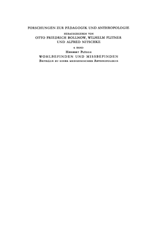 Imagen de portada: Wohlbefinden und Missbefinden 1st edition 9783111024790