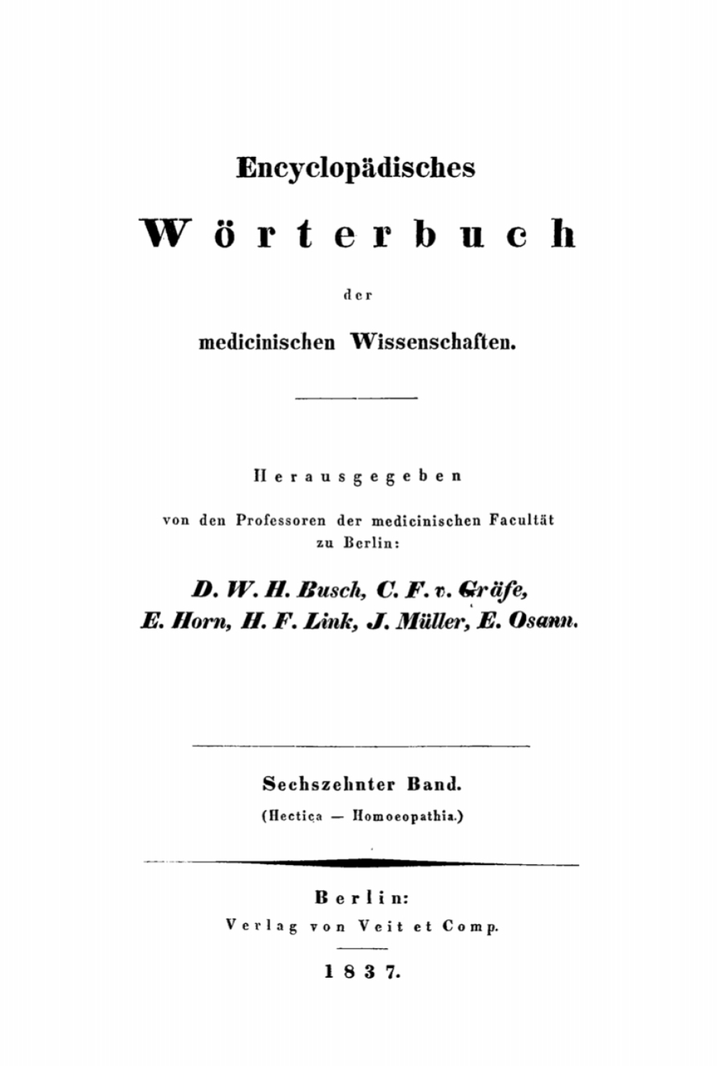 Hectica – Homoeopathia 1st Edition
