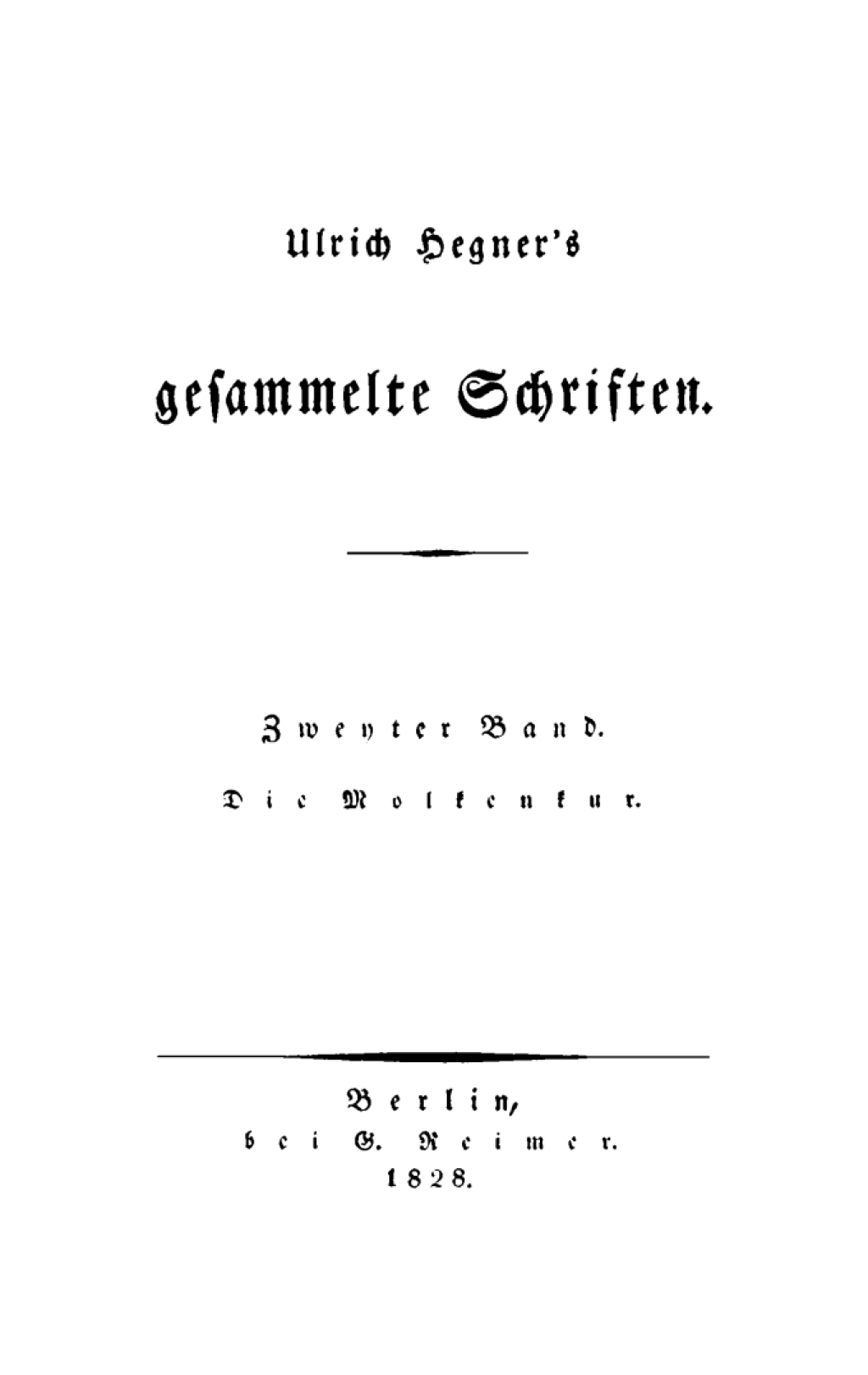 Die Molkenkur 1st Edition