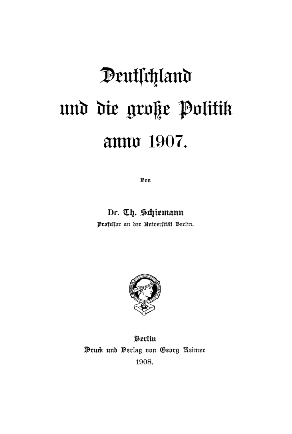 1907 1st Edition