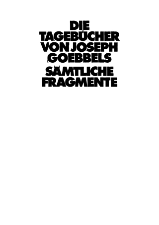 Imagen de portada: 1. 1. 1940–8. 7. 1941 1st edition 9783598219191