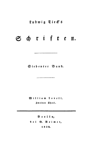 Omslagafbeelding: William Lovell, Zweiter Theil 1st edition 9783111065946