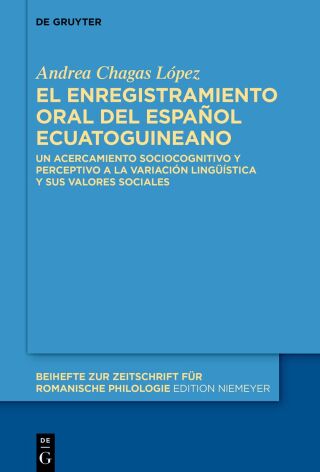 Cover image: El enregistramiento oral del español ecuatoguineano 1st edition 9783111434735