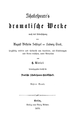 Imagen de portada: Coriolanus. Die Komödie der Irrungen. Die beiden Veroneser 1st edition 9783111073897