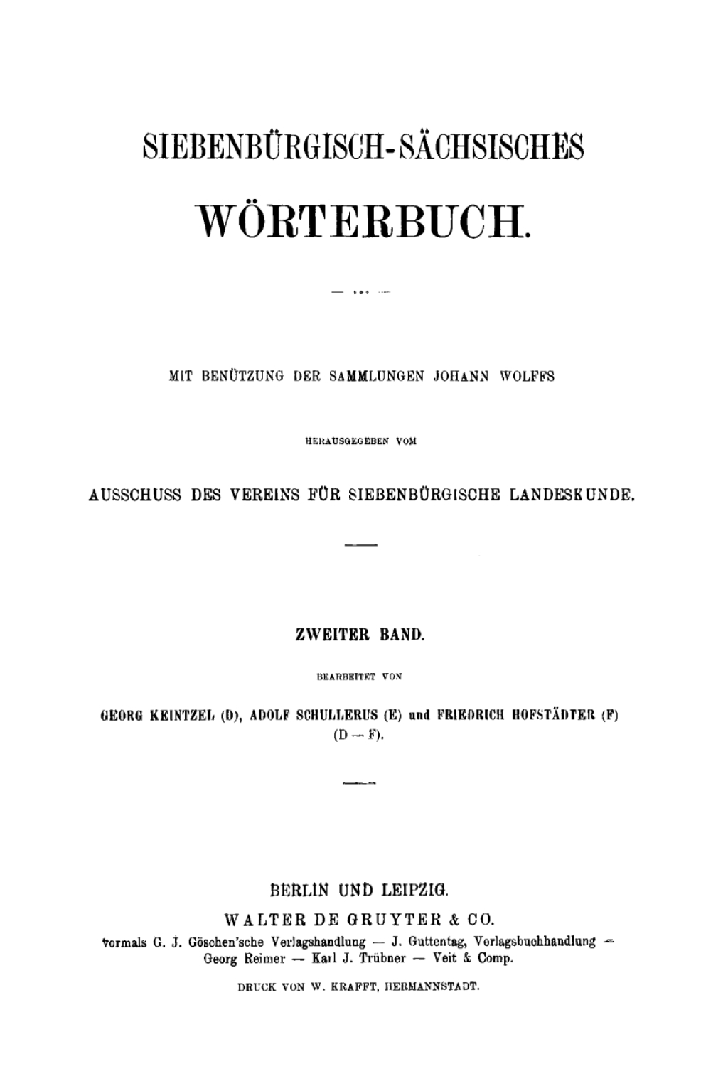 D–F 1st Edition