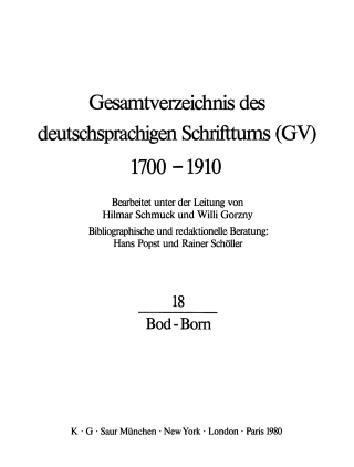Cover image: Bod - Born 1st edition 9783111084268