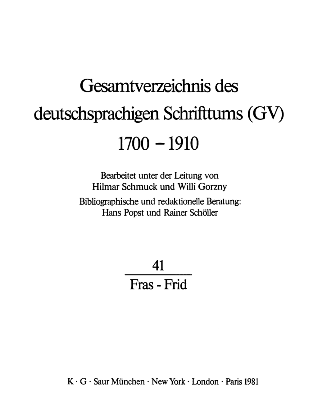 Fras – Frid 1st Edition