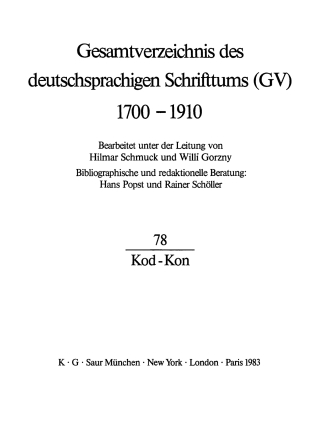 Imagen de portada: Kod - Kon 1st edition 9783111085456