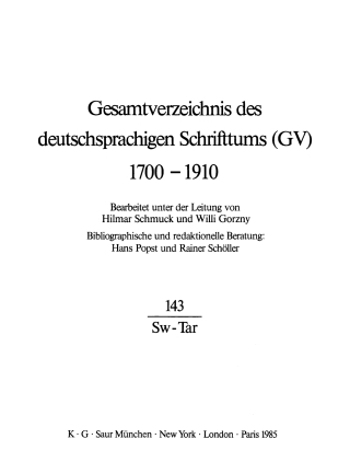 Cover image: Sw - Tar 1st edition 9783111086712