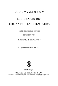 Imagen de portada: Die Praxis des organischen Chemikers 28th edition 9783111087528