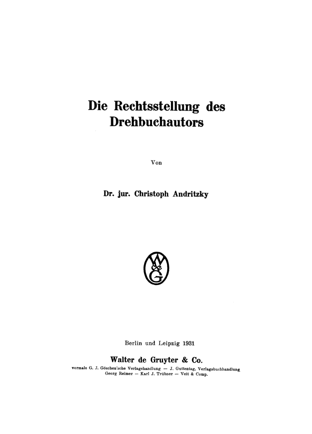 ISBN 9783111101408 product image for Die Rechtsstellung des Drehbuchautors - 1st Edition (eBook) | upcitemdb.com