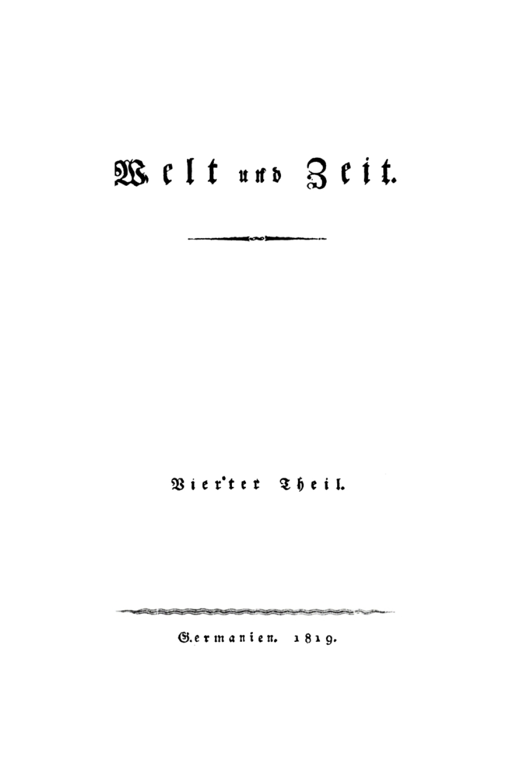D. L. Jassoy: Welt und Zeit. Teil 4 1st Edition