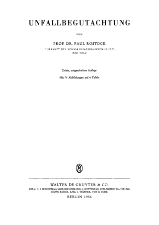 Cover image: Unfallbegutachtung 3rd edition 9783111113852