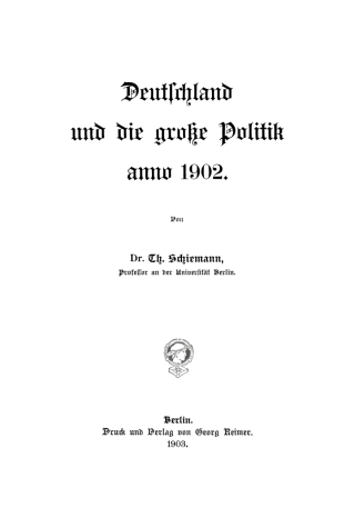 Imagen de portada: 1902 1st edition 9783111119922