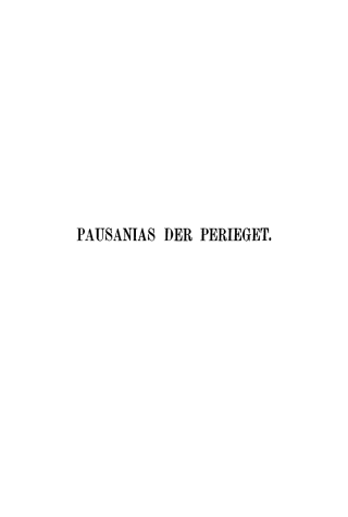 Imagen de portada: Pausanias der Perieget 1st edition 9783111129785