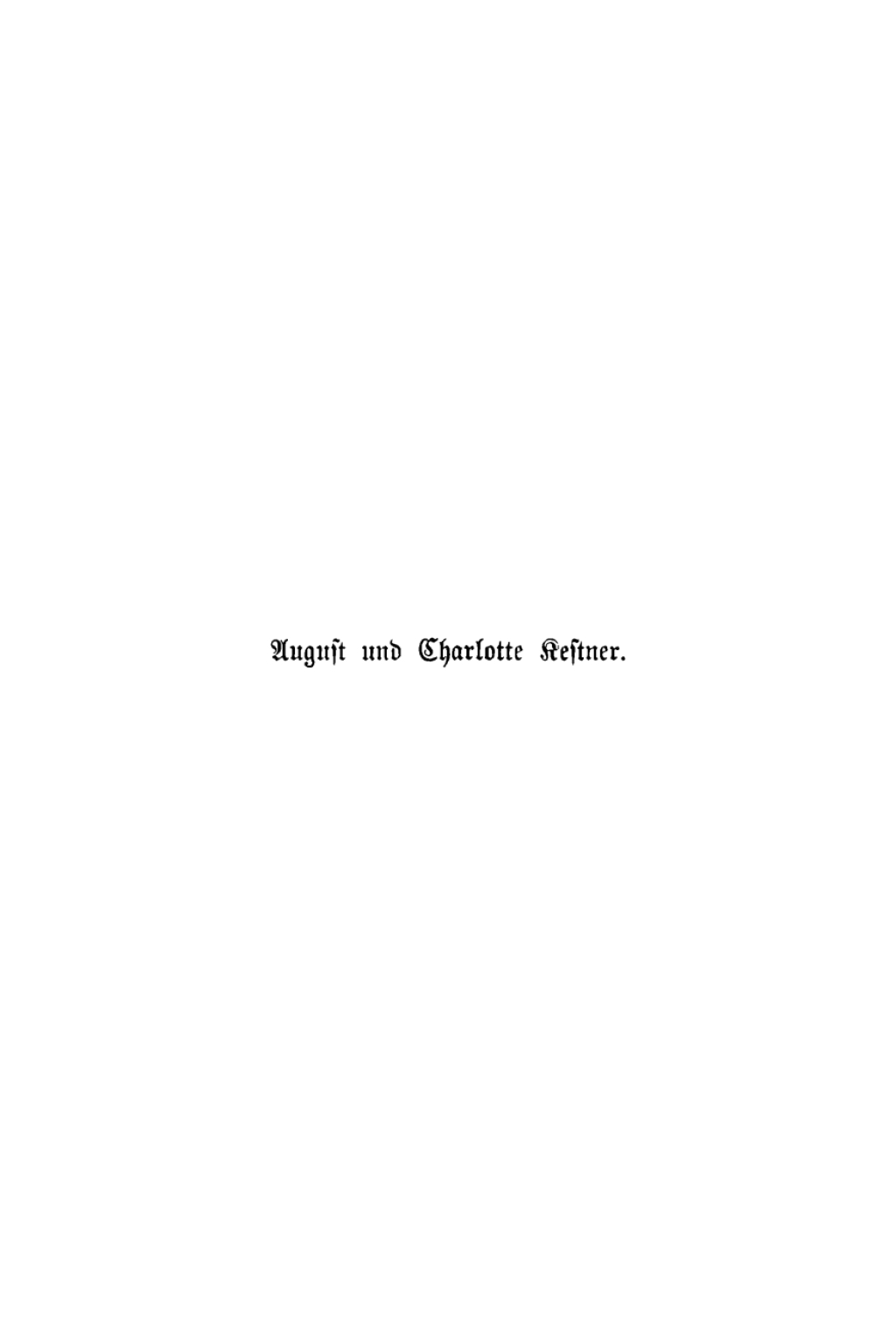 Briefwechsel zwischen August Kestner und seiner Schwester Charlotte 1st Edition