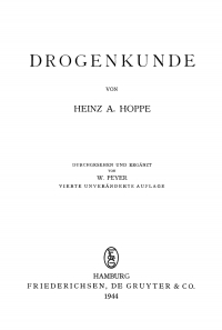 Titelbild: Drogenkunde 4th edition 9783111134109