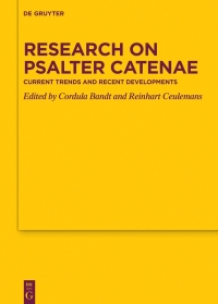 Cover image: Research on Psalter Catenae 1st edition 9783111502403