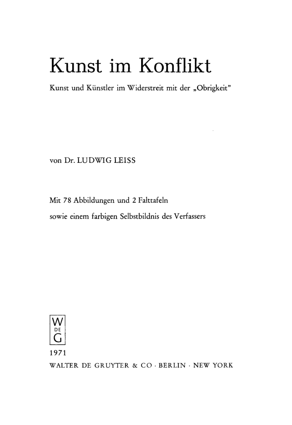 ISBN 9783110017427 product image for Kunst im Konflikt - 1st Edition (eBook) | upcitemdb.com
