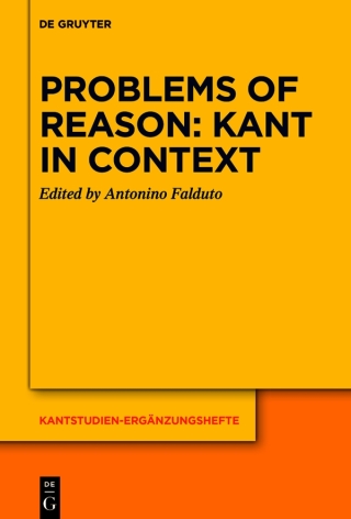 Imagen de portada: Problems of Reason: Kant in Context 1st edition 9783111501598