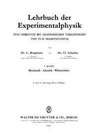 Omslagafbeelding: Mechanik – Akustik – Wärmelehre 2nd edition 9783111143224