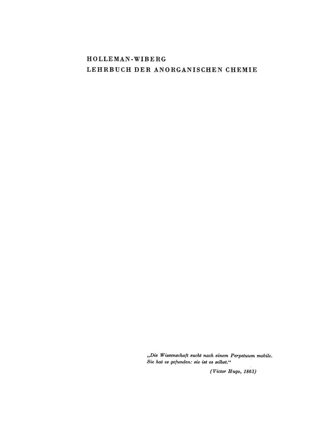 Lehrbuch der anorganischen Chemie 71st Edition