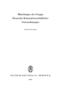 Imagen de portada: Die nutzbaren Minerallagerstätten von Deutsch-Ostafrika 1st edition 9783111159089