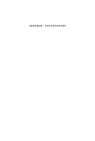 Cover image: Das Seerecht 2nd edition 9783111165448