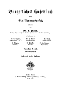 Imagen de portada: Einführungsgesetz 1st edition 9783111172392