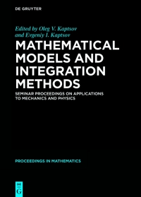 Cover image: Mathematical Models and Integration Methods 1st edition 9783111546254