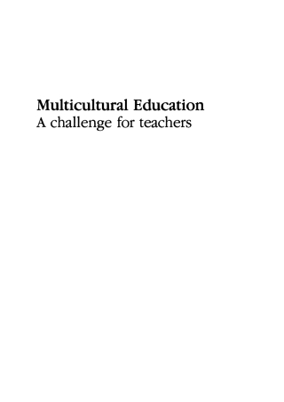 Imagen de portada: Multicultural education 1st edition 9783111178110