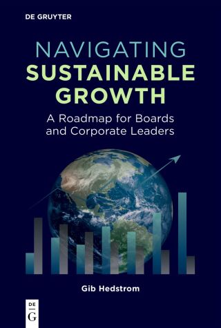 Cover image: Navigating Sustainable Growth 1st edition 9783111548586