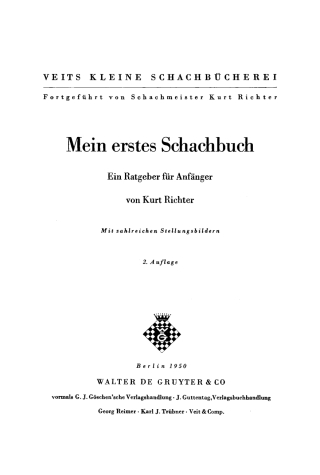 Immagine di copertina: Mein erstes Schachbuch 2nd edition 9783111184104
