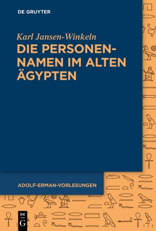 Cover image: Die Personennamen im Alten Ägypten 1st edition 9783111556604