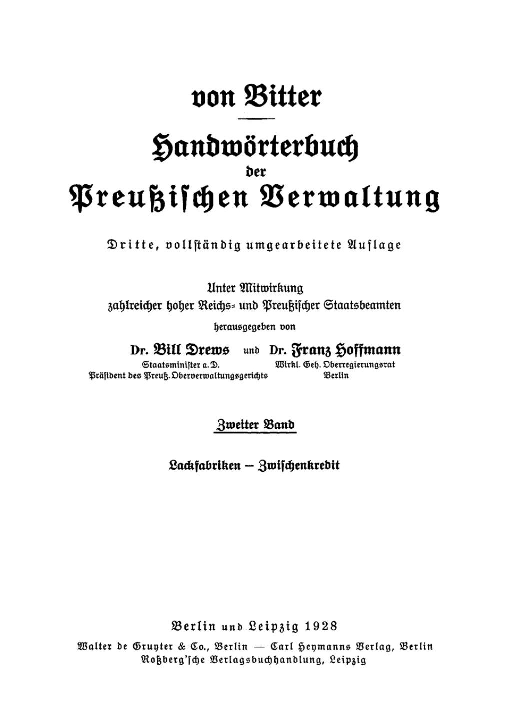 Lackfabriken – Zwischenkredit 3rd Edition