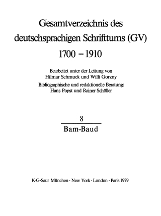 Imagen de portada: Bam - Baud 1st edition 9783111201696