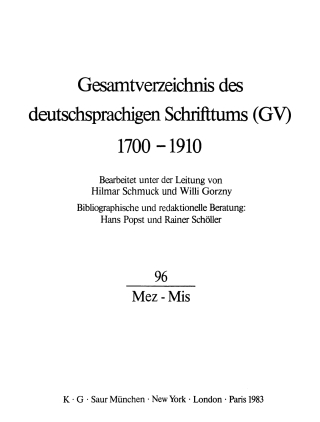 Omslagafbeelding: Mez - Mis 1st edition 9783111203409