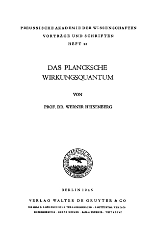 Cover image: Das Plancksche Wirkungsquantum 1st edition 9783111205540