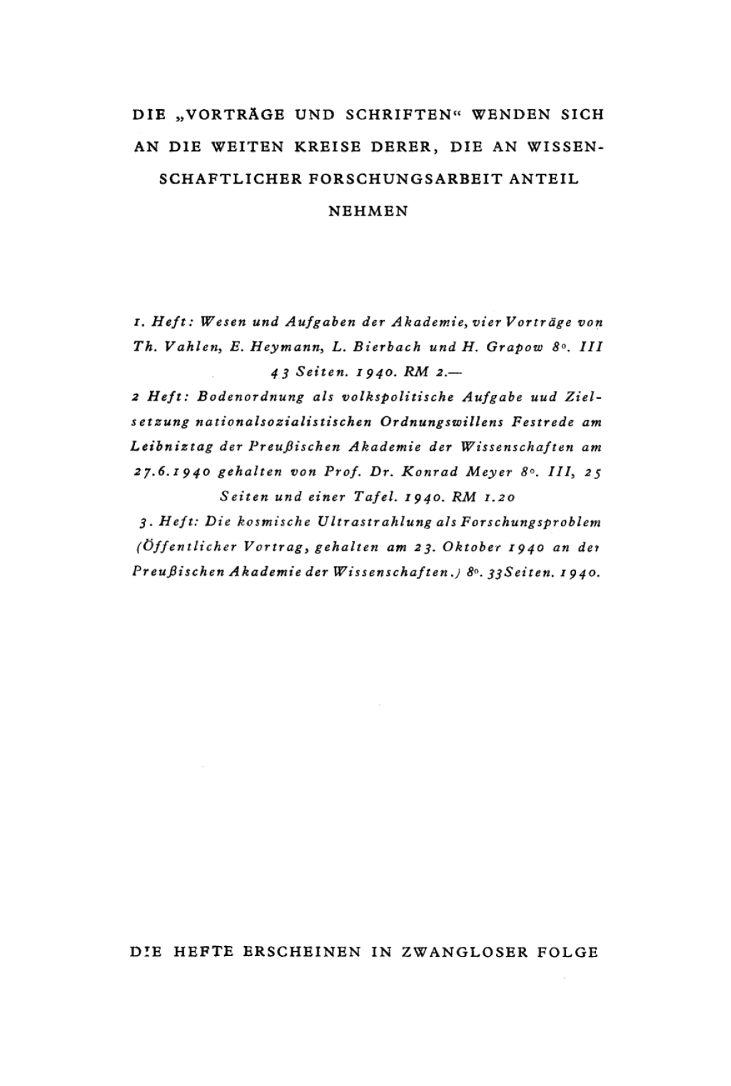 Die kosmische Ultrastrahlung als Forschungsproblem 1st Edition