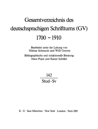 Cover image: Stud - Sv 1st edition 9783111207797