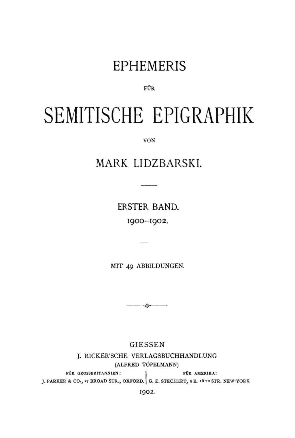 1900–1902 1st Edition