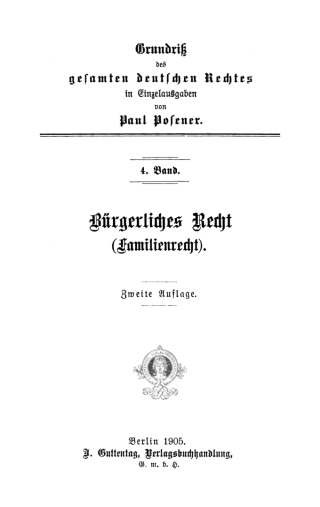 Imagen de portada: Bürgerliches Recht (Familienrecht) 2nd edition 9783111230085