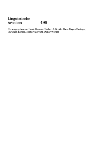 Cover image: Variabilität, Polysemie und Unschärfe der Wortbedeutung 1st edition 9783484301962