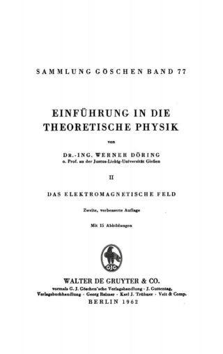 Imagen de portada: Das elektromagnetische Feld 2nd edition 9783111237459
