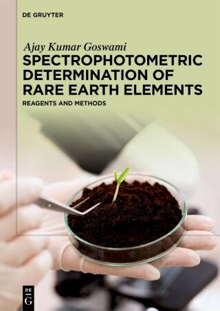 Imagen de portada: Spectrophotometric Determination of Rare Earth Elements 1st edition 9783111614830