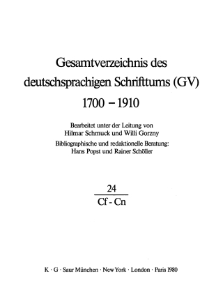 Immagine di copertina: Cf - Cn 1st edition 9783111240794